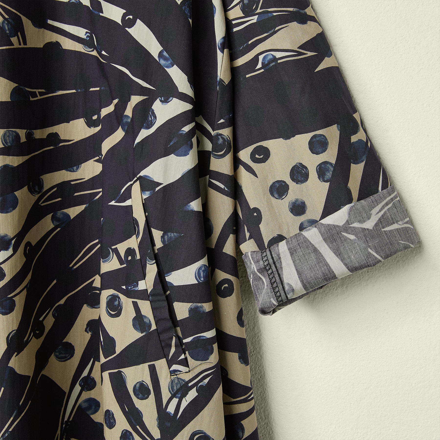 DRESS WITH PURPLE PRINT