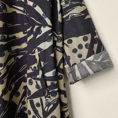 DRESS WITH PURPLE PRINT