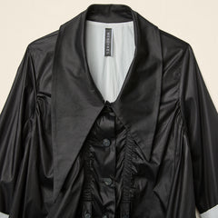 AW26 TRENCH COAT WITH ROUCHE