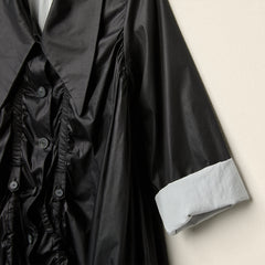 AW26 TRENCH COAT WITH ROUCHE