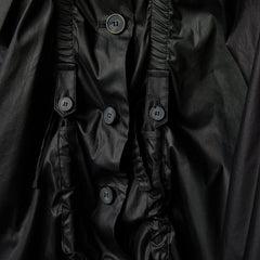 AW26 TRENCH COAT WITH ROUCHE