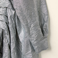 AW26 METALLIC PLEATED JACKET