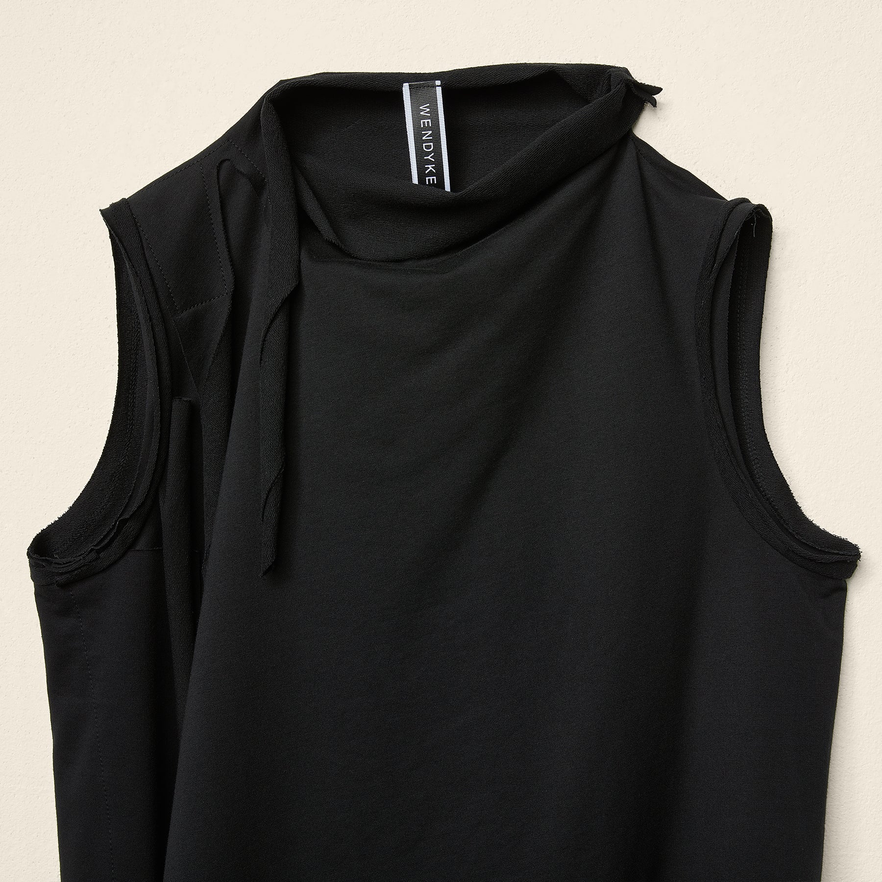 AW26 DRAPED FUNNEL NECK TOP