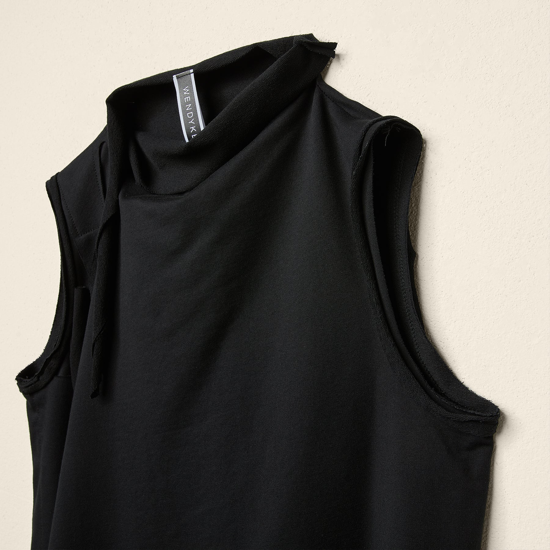 AW26 DRAPED FUNNEL NECK TOP