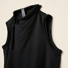 AW26 DRAPED FUNNEL NECK TOP