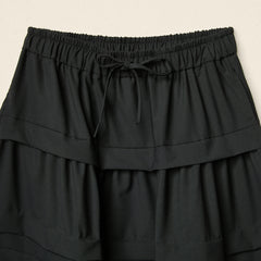 AW26 PLEATED LONG SKIRT