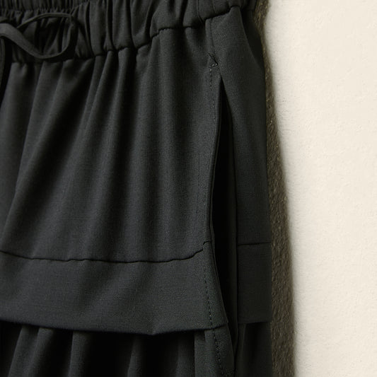 AW26 PLEATED LONG SKIRT