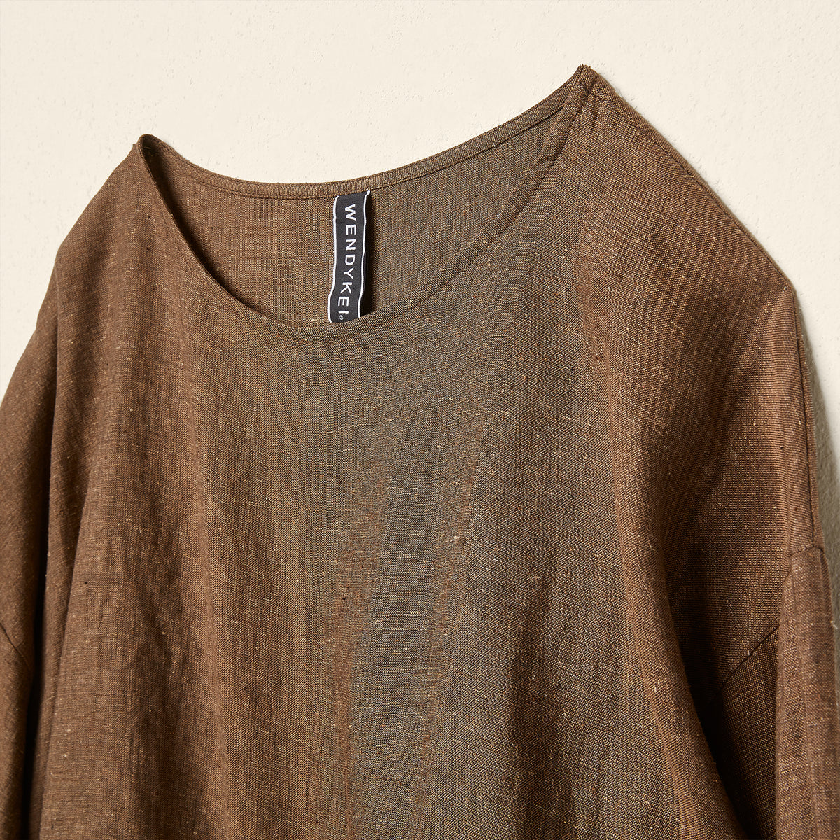 T-SHIRT OVER IN MISTO LINO E SETA