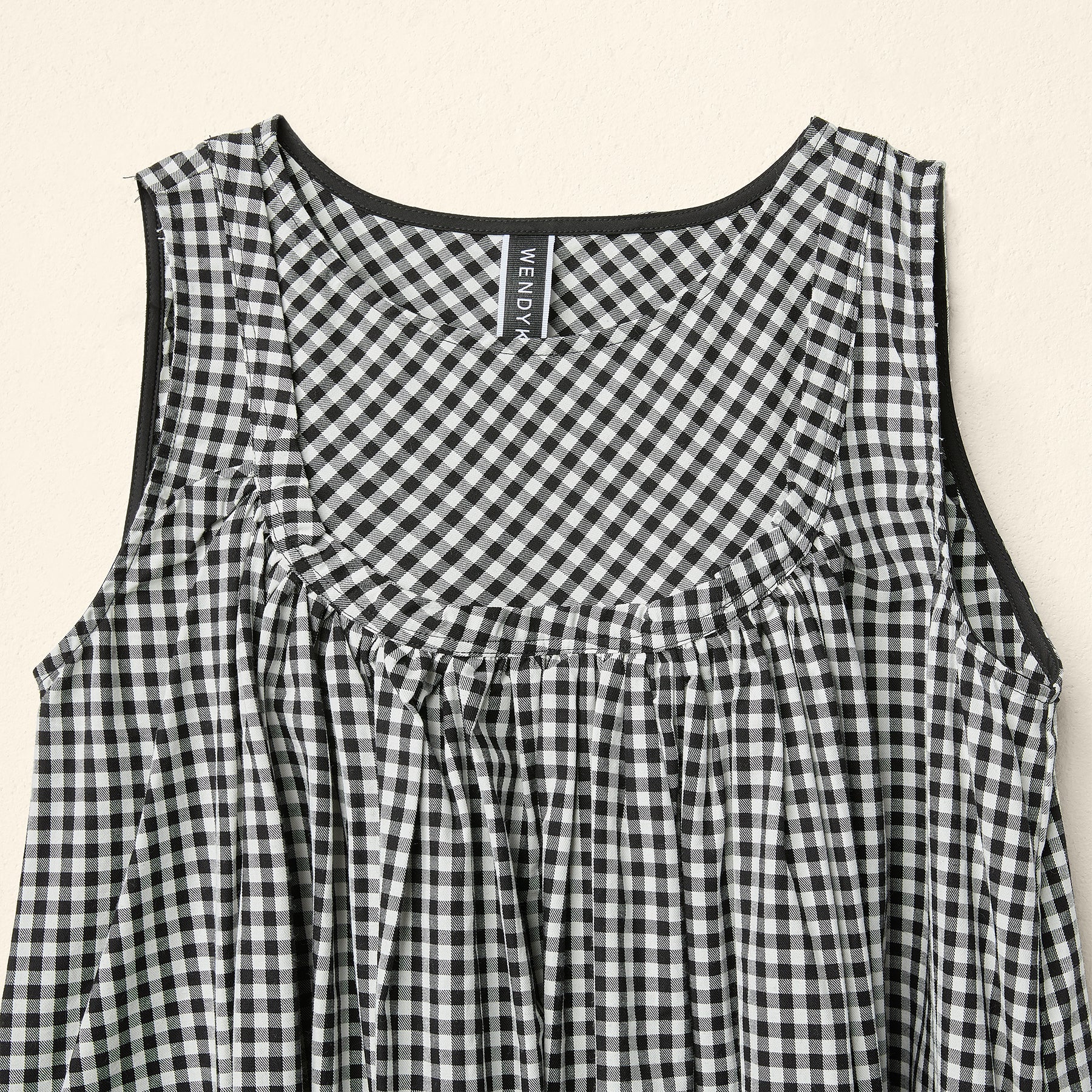 VICHY SLEEVELESS DRESS