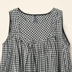 VICHY SLEEVELESS DRESS