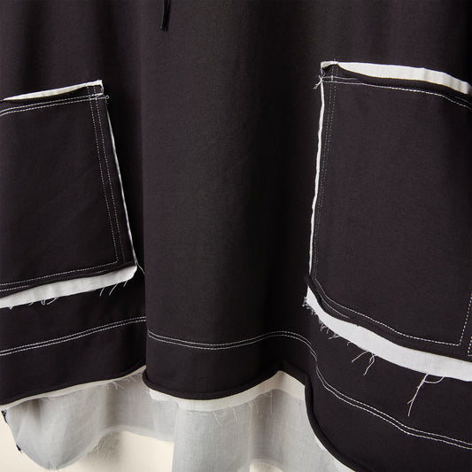 AW26 BLOUSE WITH CONTRASTING PATCH POCKETS