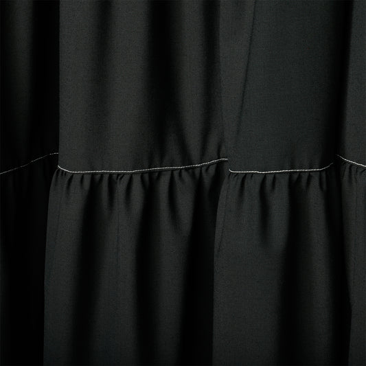 AW26 DRESS WITH LACES ROSE DETAIL