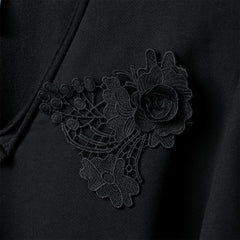 AW26 DESTRUCTURED SWEATSHIRT WITH FLOWER