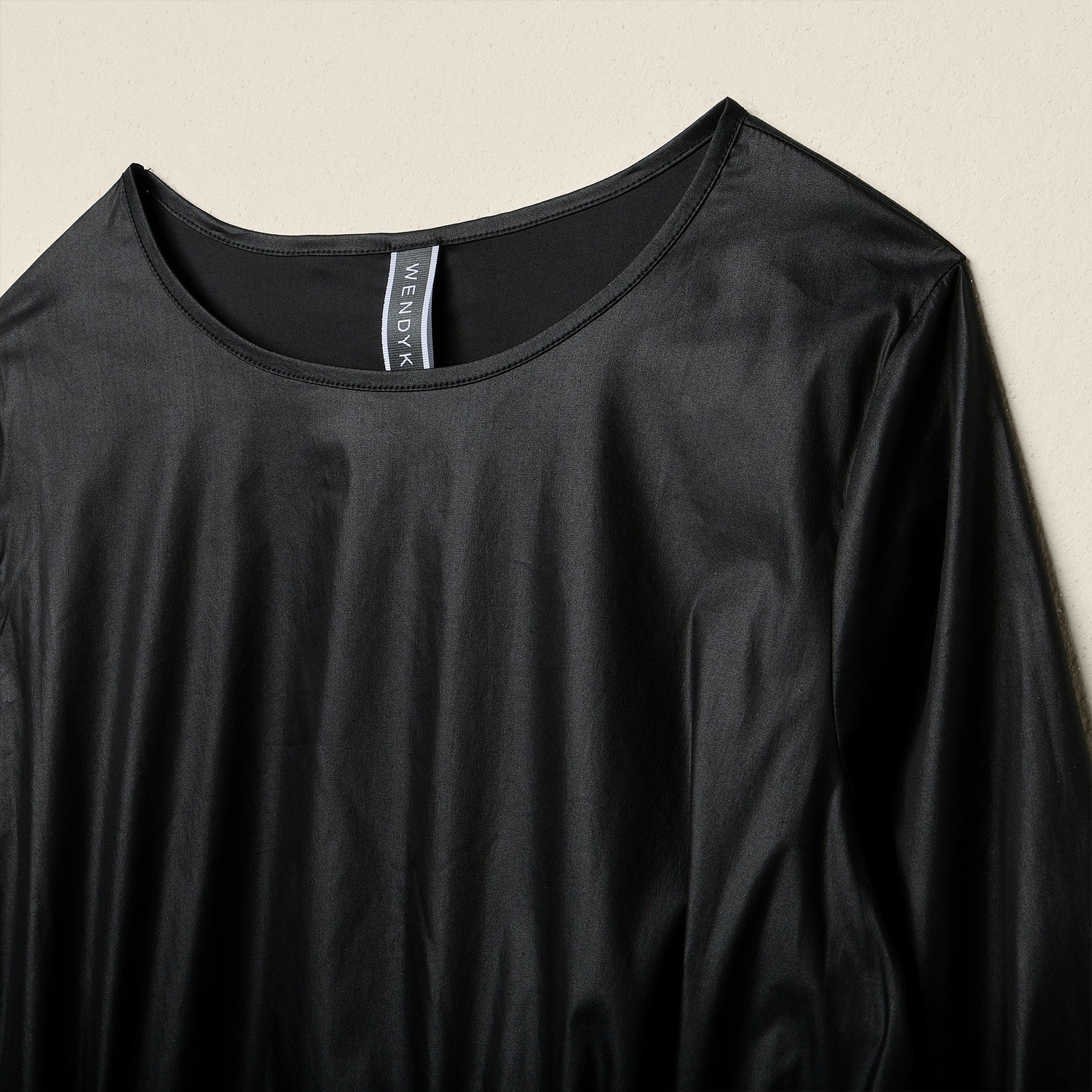 AW26 FAUX LEATHER DRESS