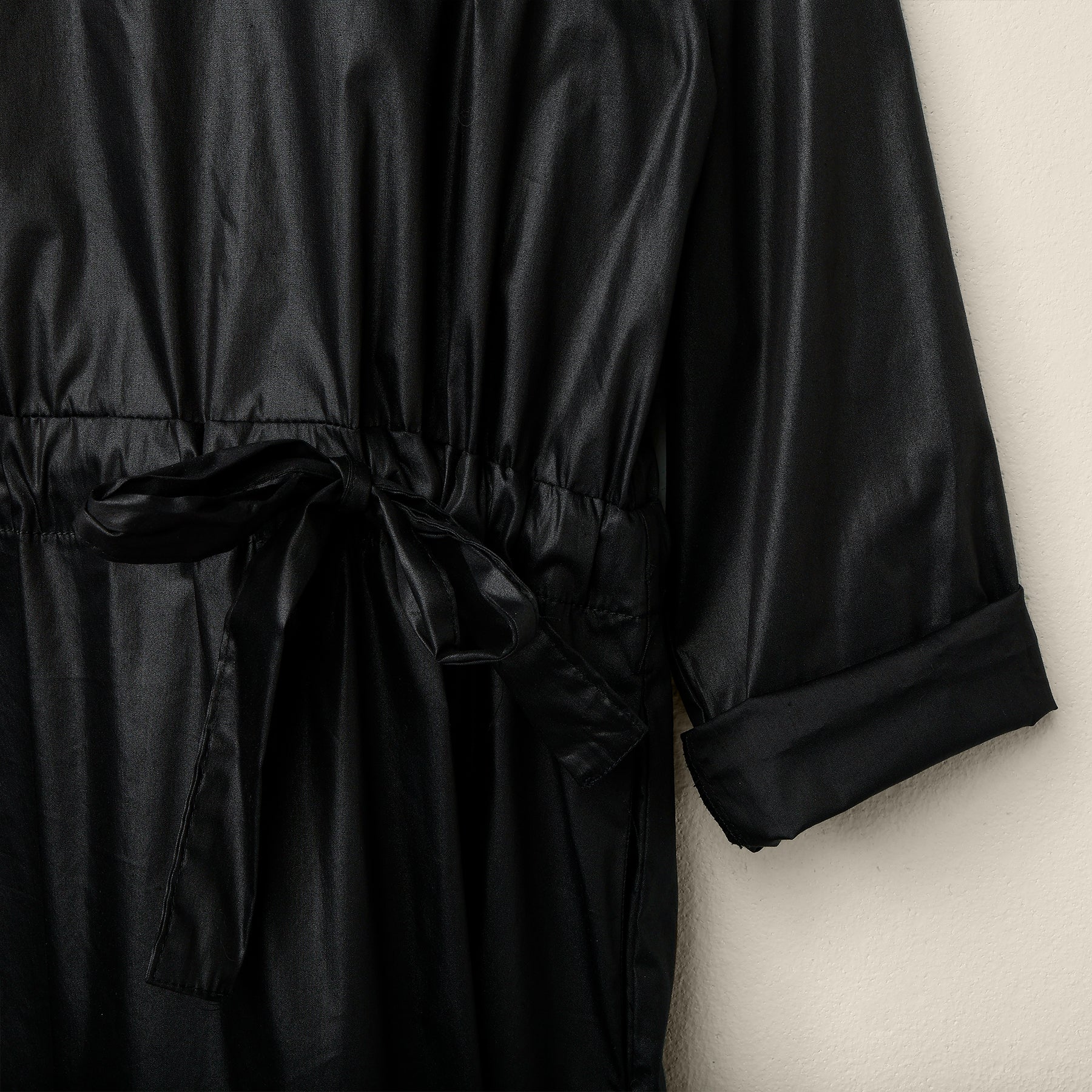 AW26 FAUX LEATHER DRESS