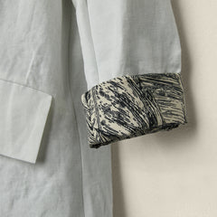 JACKET WITH BOTANIC LINING