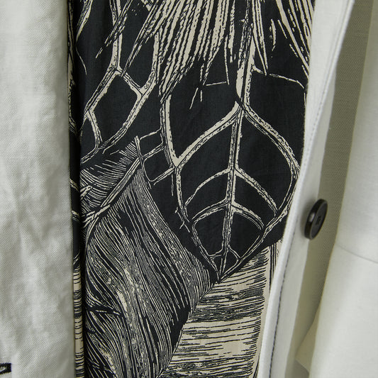 JACKET WITH BOTANIC LINING