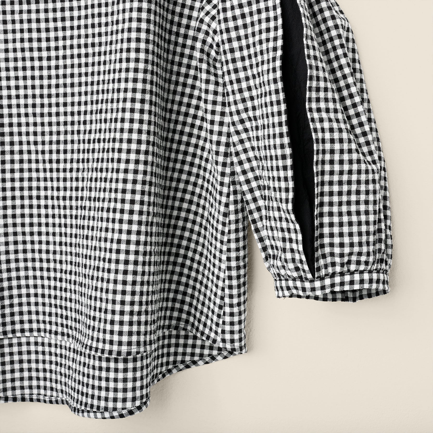 PUFF SLEEVES VICHY BLOUSE