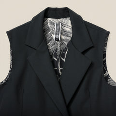 GILET CON FODERA A FANTASIA