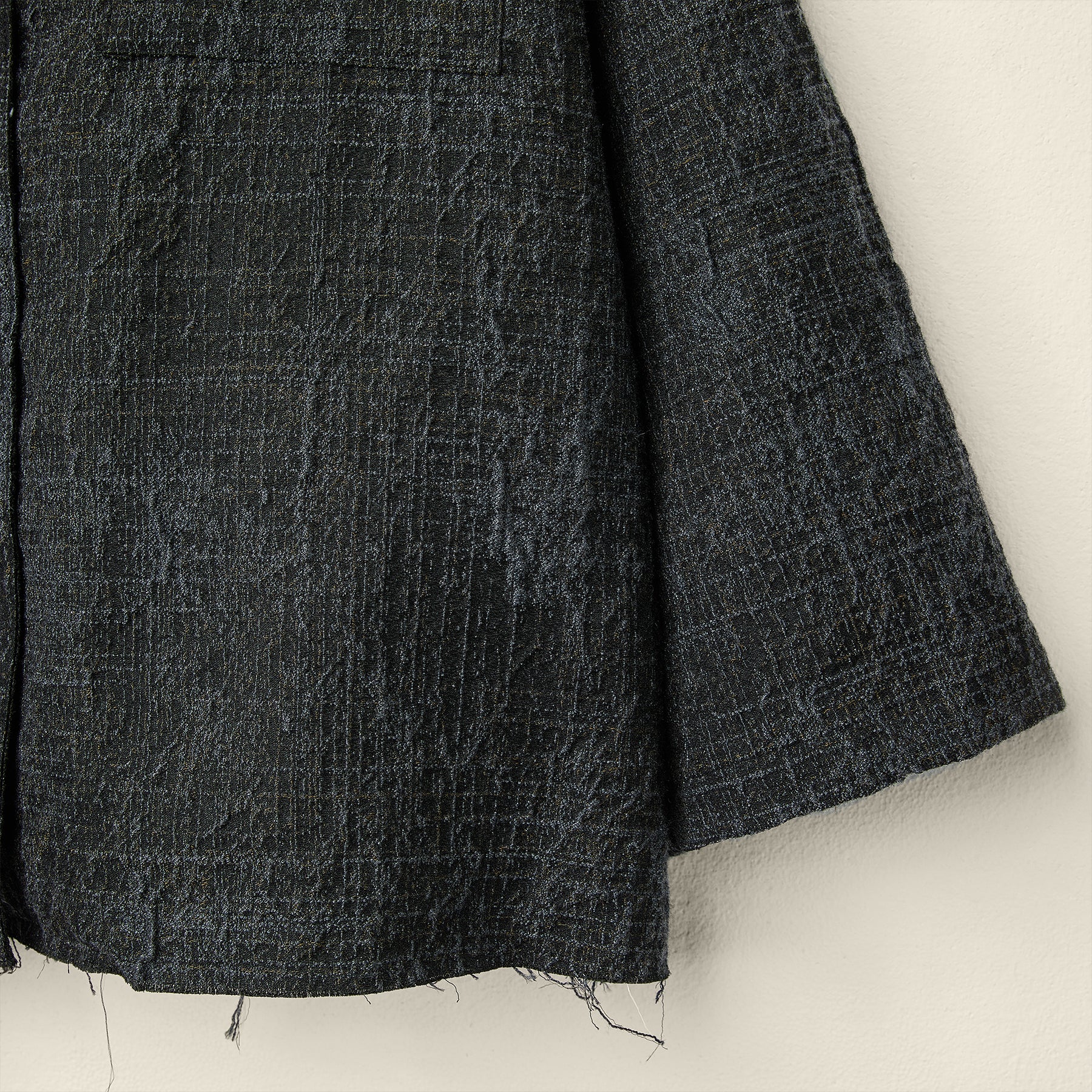 JACKET IN RUSTIC EFFECT FABRIC