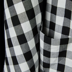 KIMONO IN CHECKED FABRIC