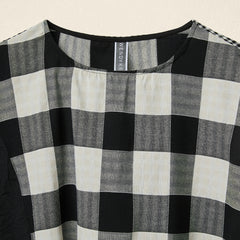 INFO CHECKED DRESS