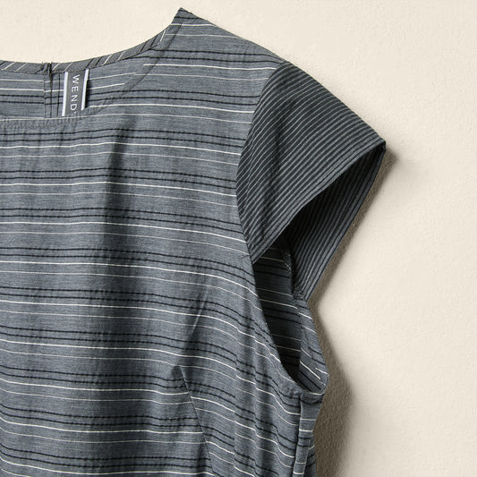 3 TYPES OF STRIPED FABRIC DRESS