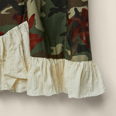 ABITO MILITARE CON FIORI