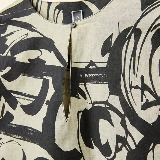 BRUSHSTROKE BLOUSE