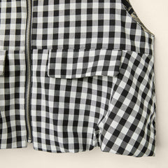 CHECKED VEST