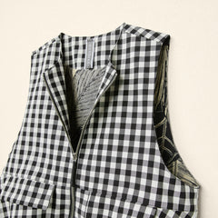 CHECKED VEST