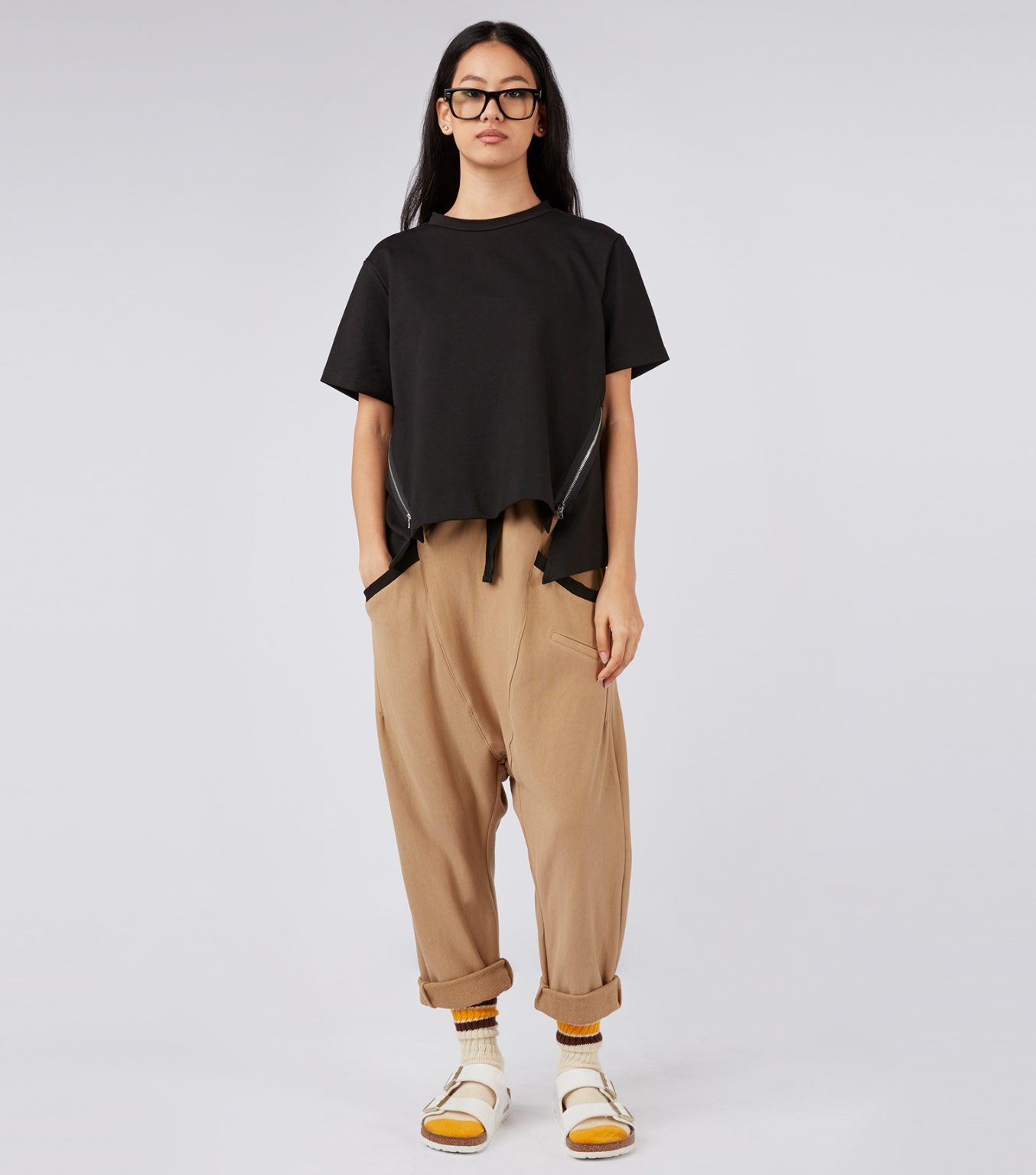 LOW CROTCH SPORTS TROUSERS