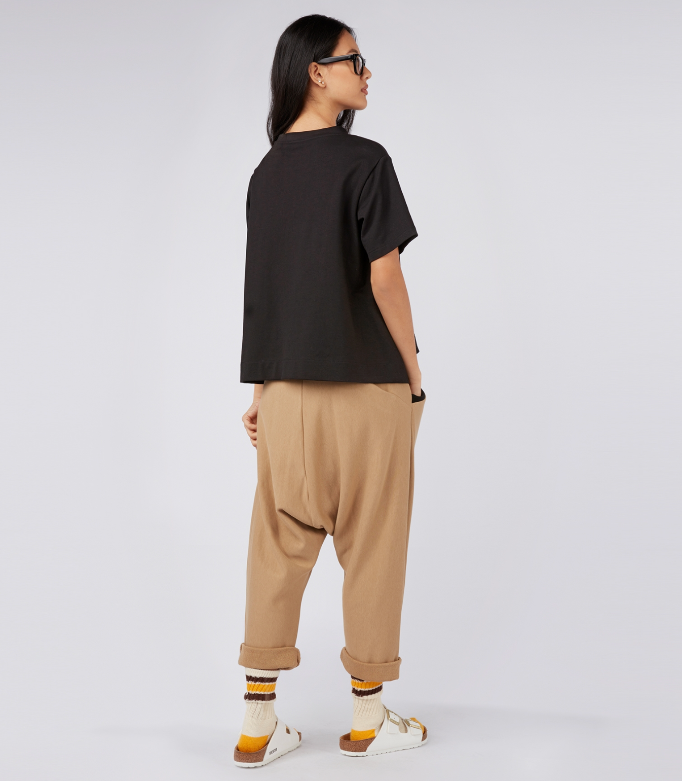 LOW CROTCH SPORTS TROUSERS