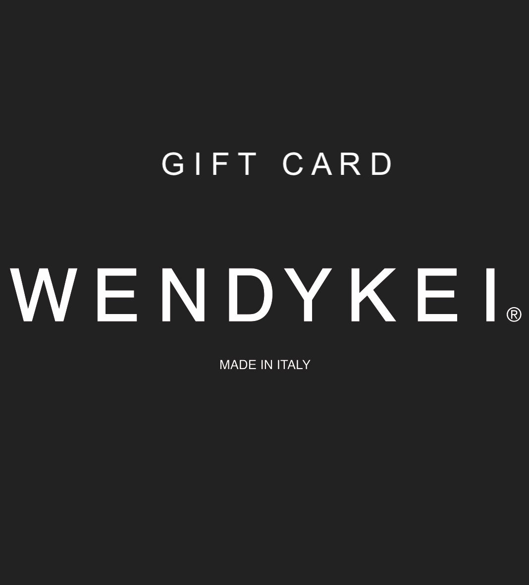 GIFT CARD WENDYKEI