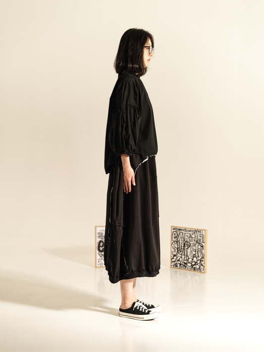 SKIRT WITH ECRU PROFILE