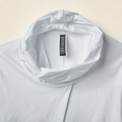 FRONT PLEATED T-SHIRT