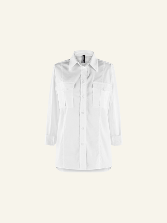 TEXTURED POPLIN SHIRT