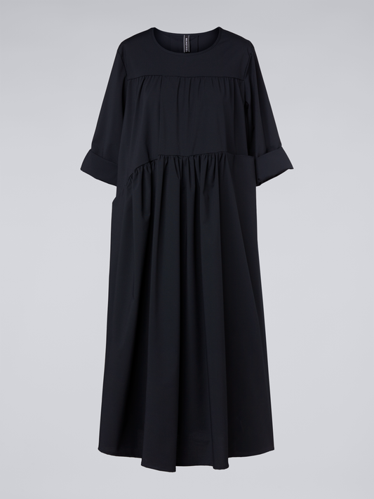 LONG VISCOSE BLEND DRESS