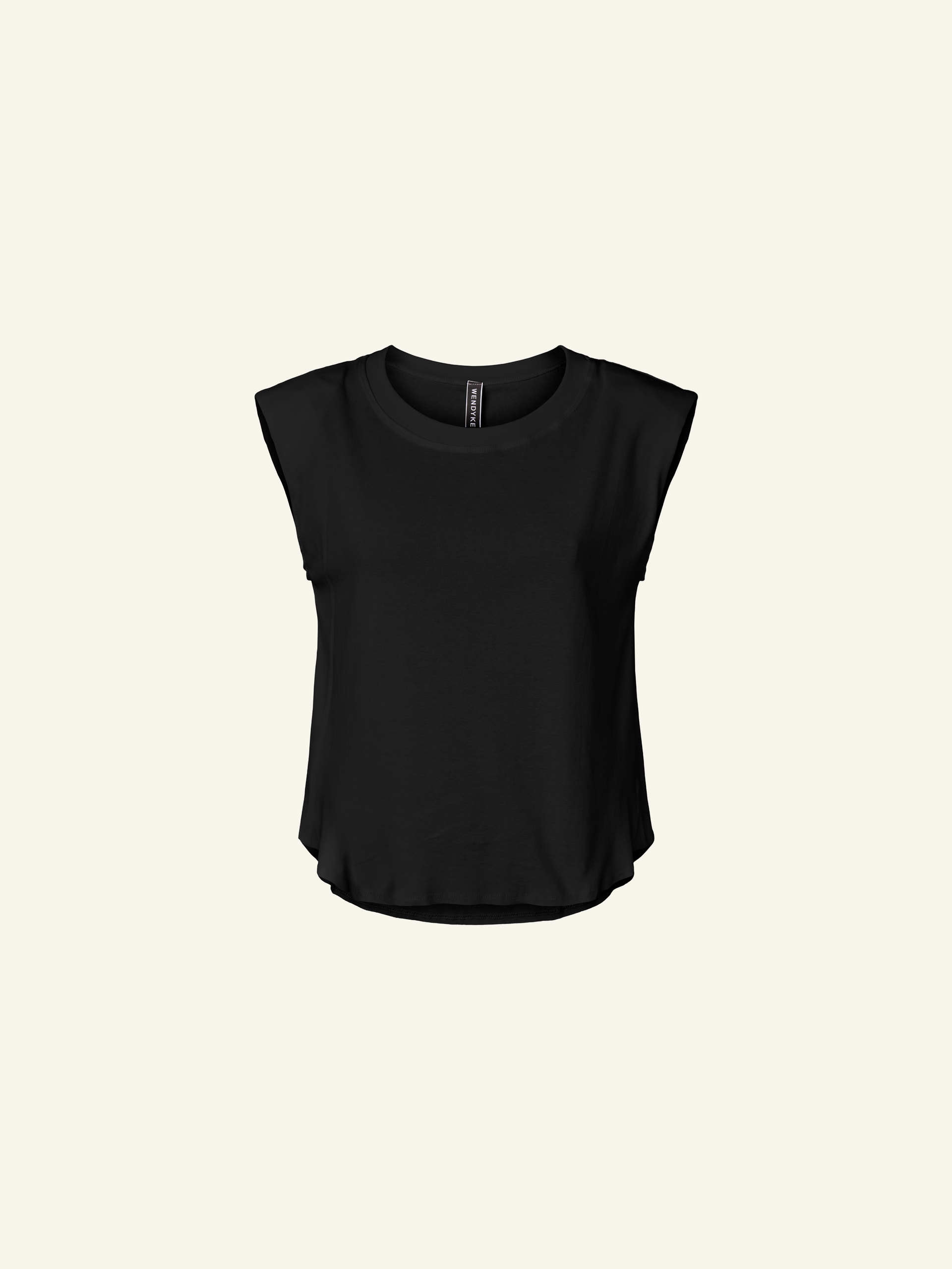 PADDED SHOULDERS T-SHIRT