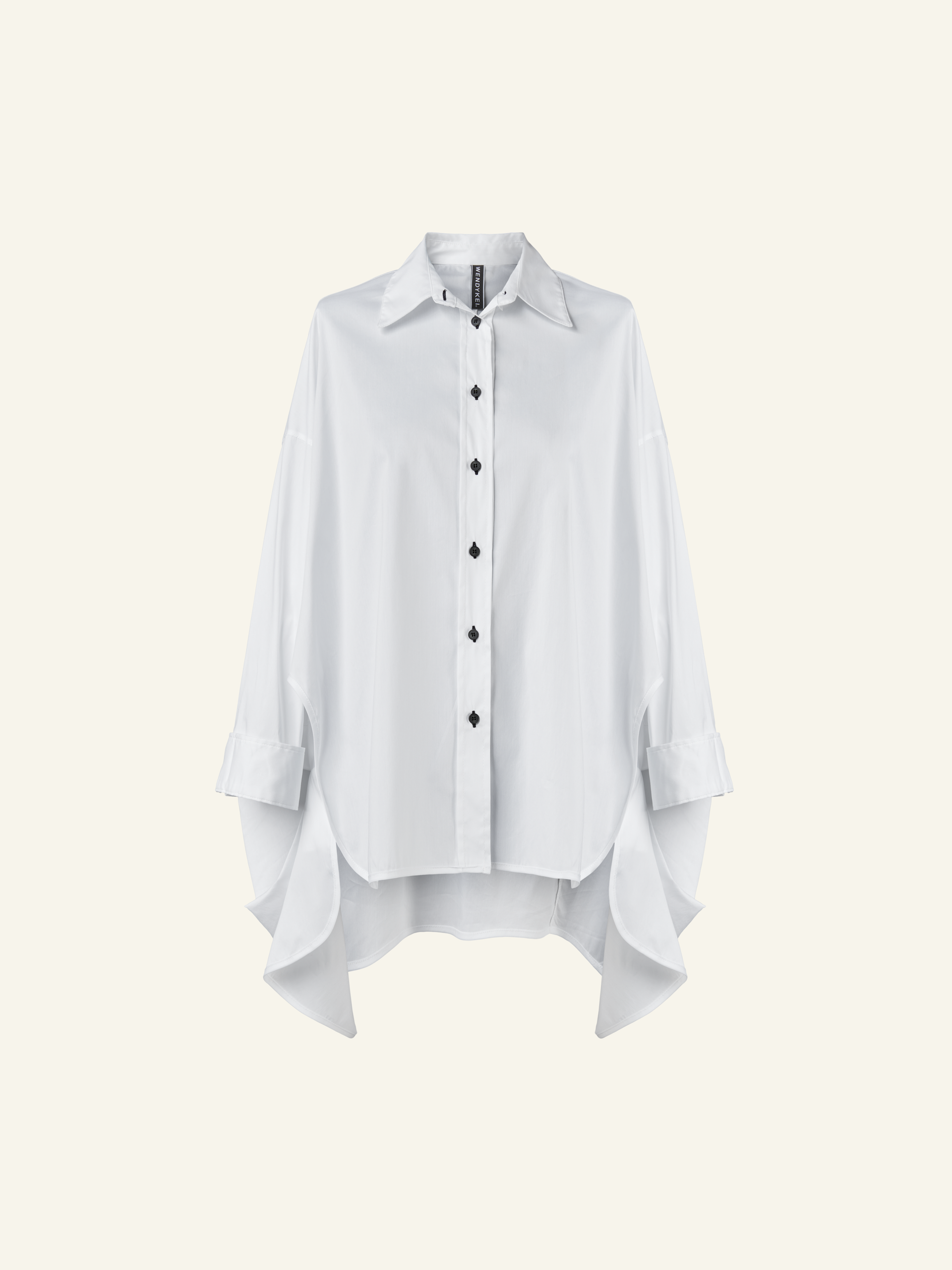 OVER SHIRT WITH ROUNDED SPLIT