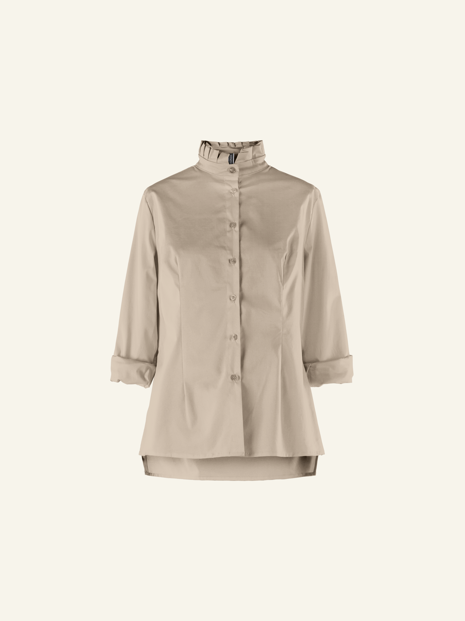 RUFFLE COLLAR SHIRT