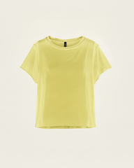 RAW CUT COTTON JERSEY T-SHIRT