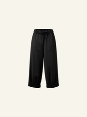 WOOL BLEND TROUSERS WITH PINCES AT THE ANKLES