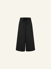 VISCOSE BLEND CULOTTE TROUSERS