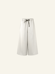 VISCOSE BLEND CULOTTE TROUSERS