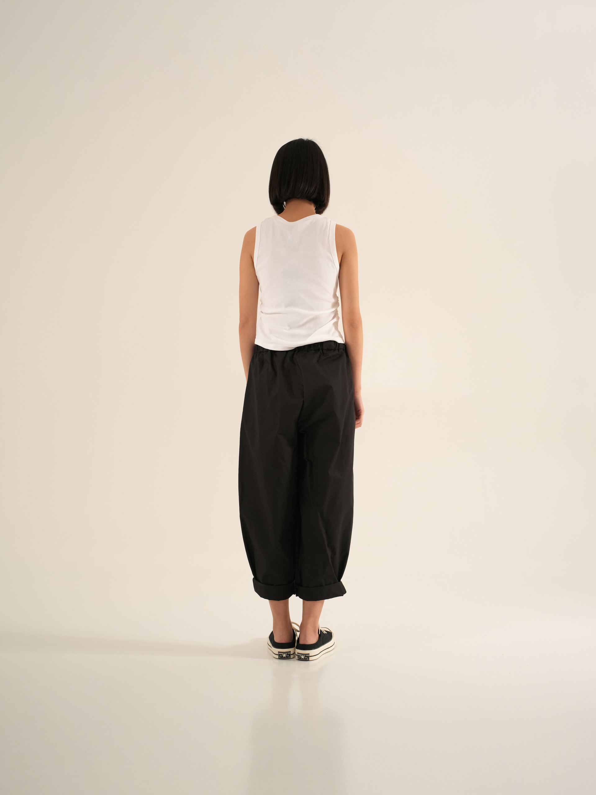 COTTON BAGGY TROUSERS