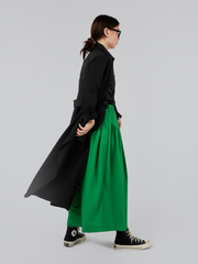 LONG CARDIGAN WITH DRAPED NECK