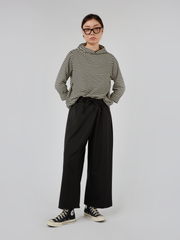 TROUSERS WITH FRONT PLEAT