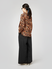 ANIMALIER VISCOSE BLOUSE