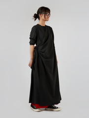 LONG DRESS WITH WALLET CLOSURE